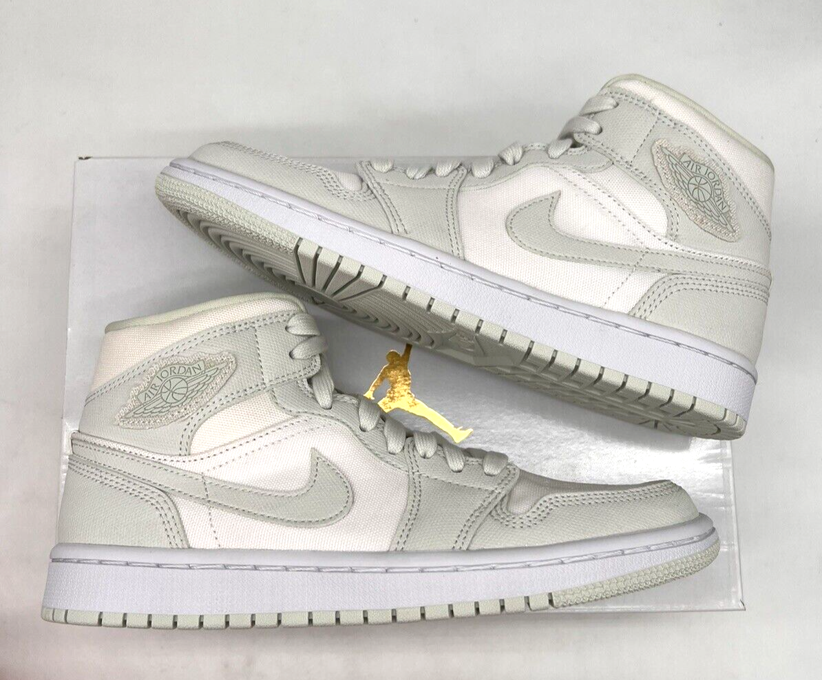 nike air jordan 1 mid white spruce aura